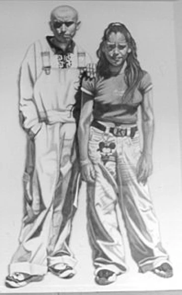 Color Harmony en la Esquina (Gustavo y Karina) from the barrio fine art portfolio by Gaspar Enriques